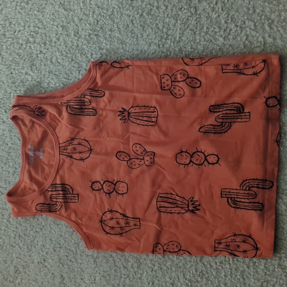 Orange cactus tank size 6/7